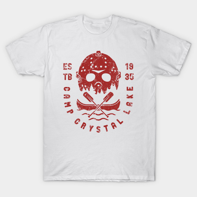 Camp Crystal lake RED T-Shirt-TOZ